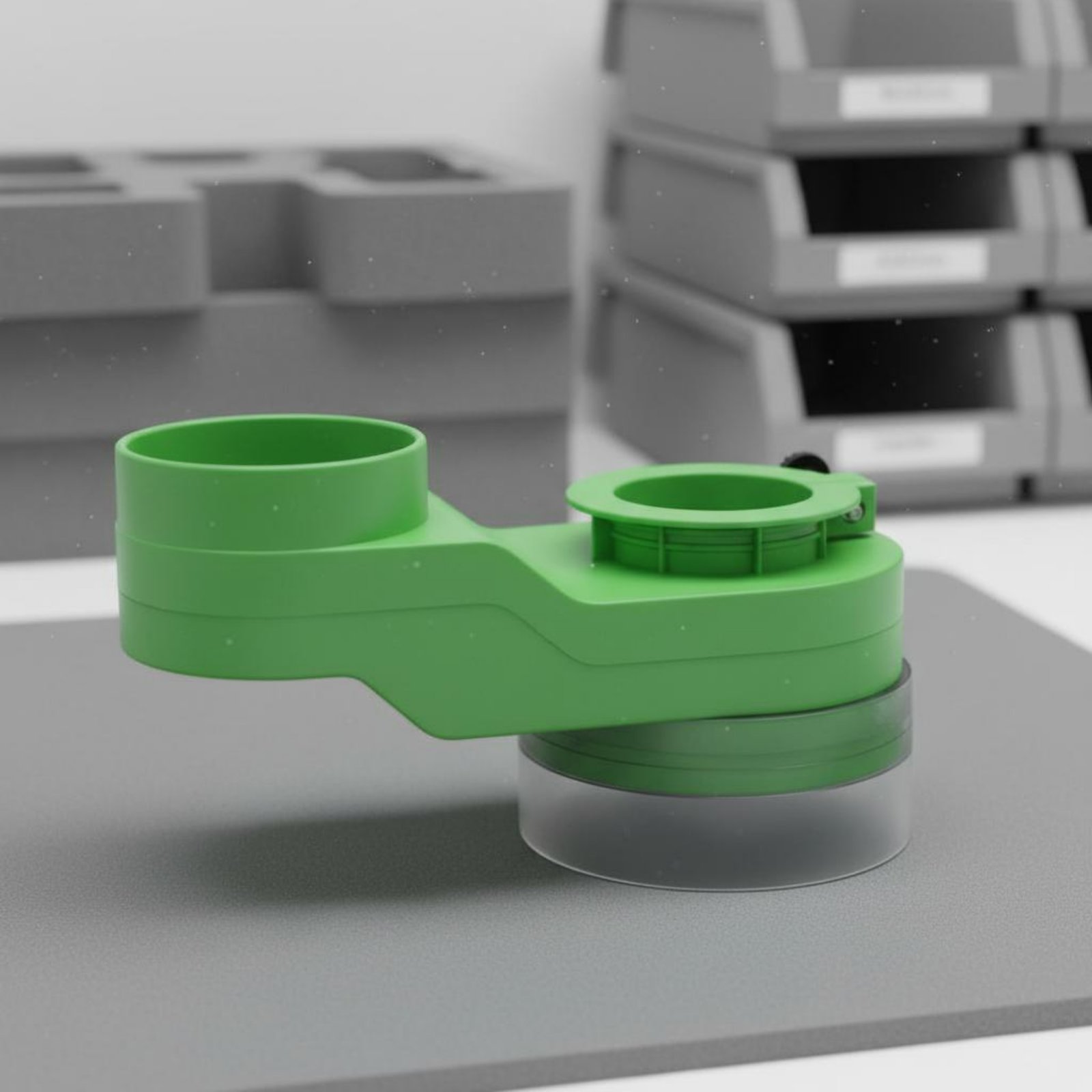 Workshop Cleaning Tools - スピンドルダストカバー クリーンカッティング CNCダストフード 彫刻機用吸引カバー ワークショップ、木工用の簡単ツール交換