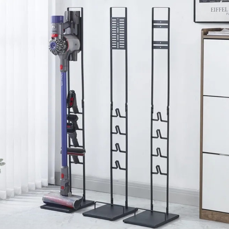 Workshop Tools On Wall - プレミアムドリル不要の真空ホルダー - 安定した構造と複数のアクセサリ用の垂直ストレージを備えた頑丈な床取り付けスタンド