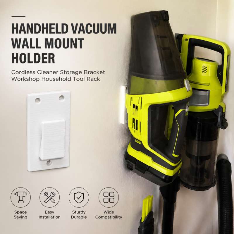 Workshop Tools Hanging - P7131掃除機用壁掛けブラケット、吊り下げ式収納ラック、家庭用清掃ツールオーガナイザー、作業場や家庭用