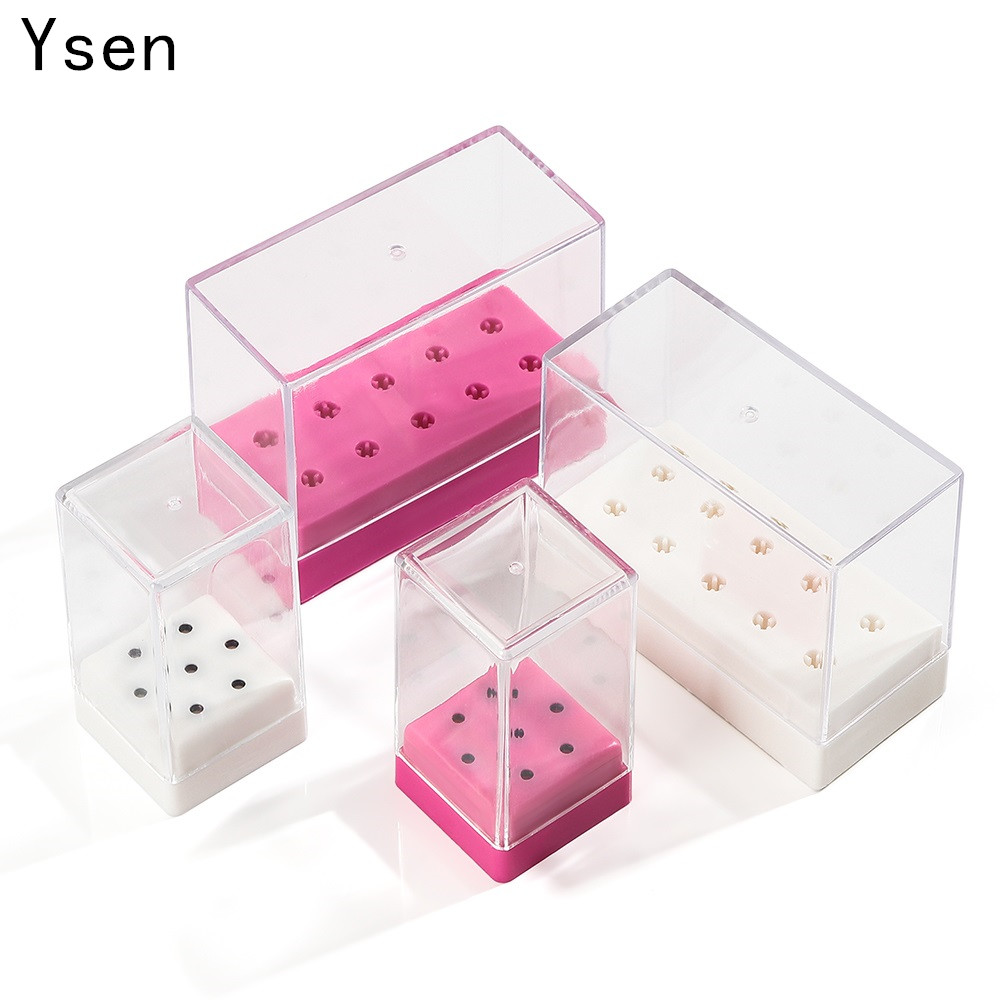 7/10 穴ネイルアートビット収納ボックスディスプレイ容器ネ - Tool Chest Cabinet のレビューと価格