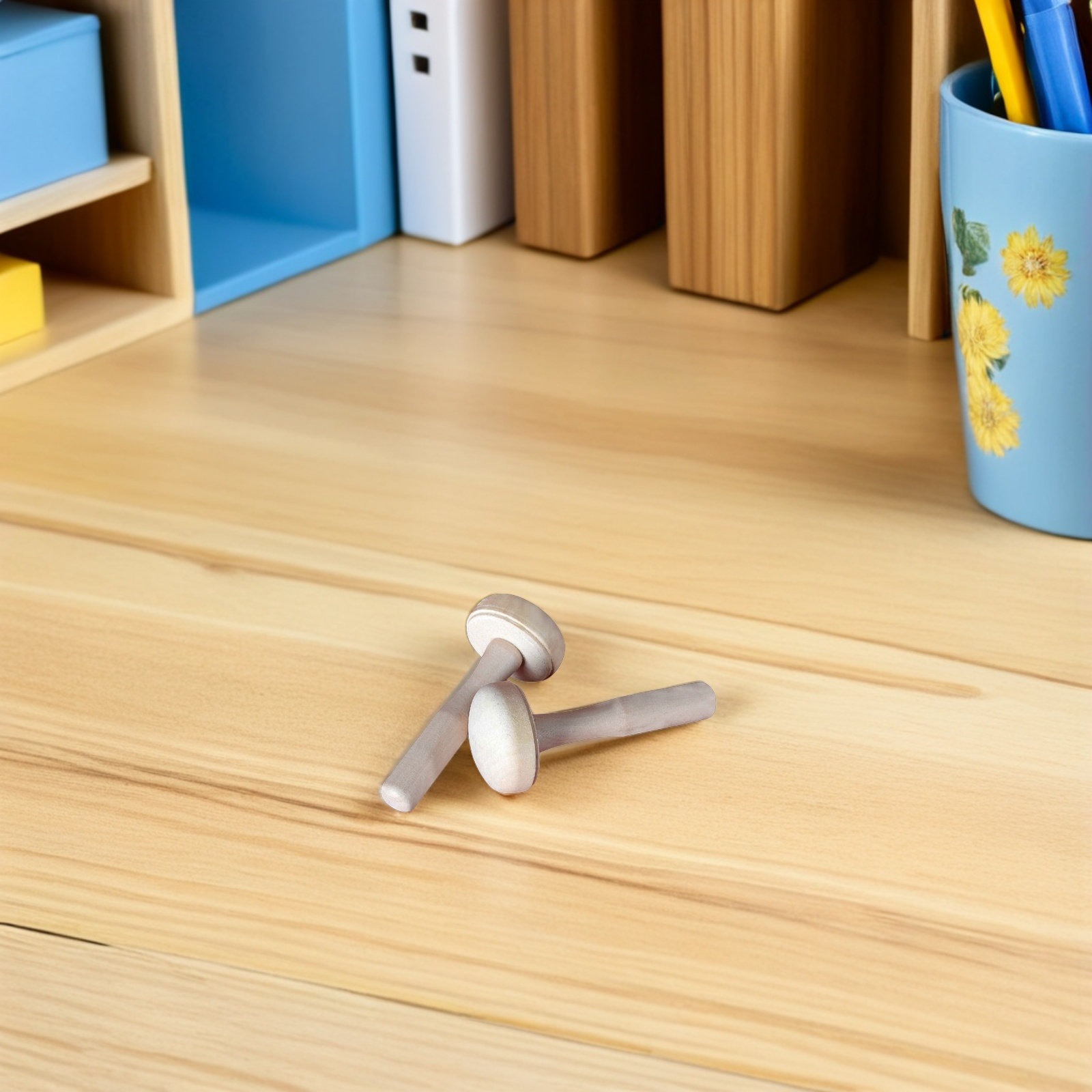 10個入り 子供用木製キノコ型版画ツール DIY木製こすりロ - Tools Workshop For Kids のレビューと価格