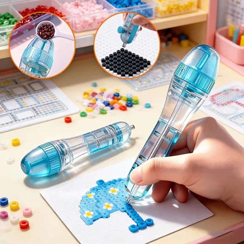 パーラービーズペン DIY ツール子供パズル自動プレスアップ - Tools Workshop For Kids のレビューと価格