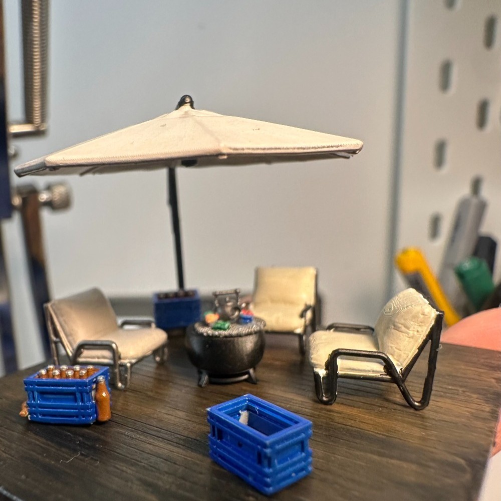 ジオラマ 1/64 レジャーテラス ミニチュアシーンモデル  - Tools Workshop For Kids のレビューと価格