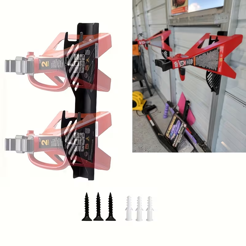 ジャッキスタンド壁掛けオーガナイザー：ジャッキスタンドホルダ - Workshop Tools On Wall のレビューと価格