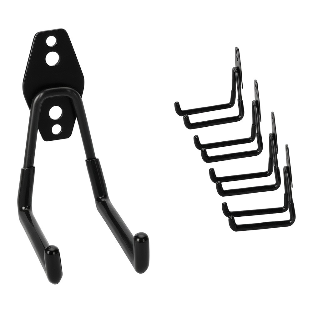 黒色の7.7インチスチール製壁掛けフック、ガレージ、作業場、 - Workshop Tools Hanging のレビューと価格