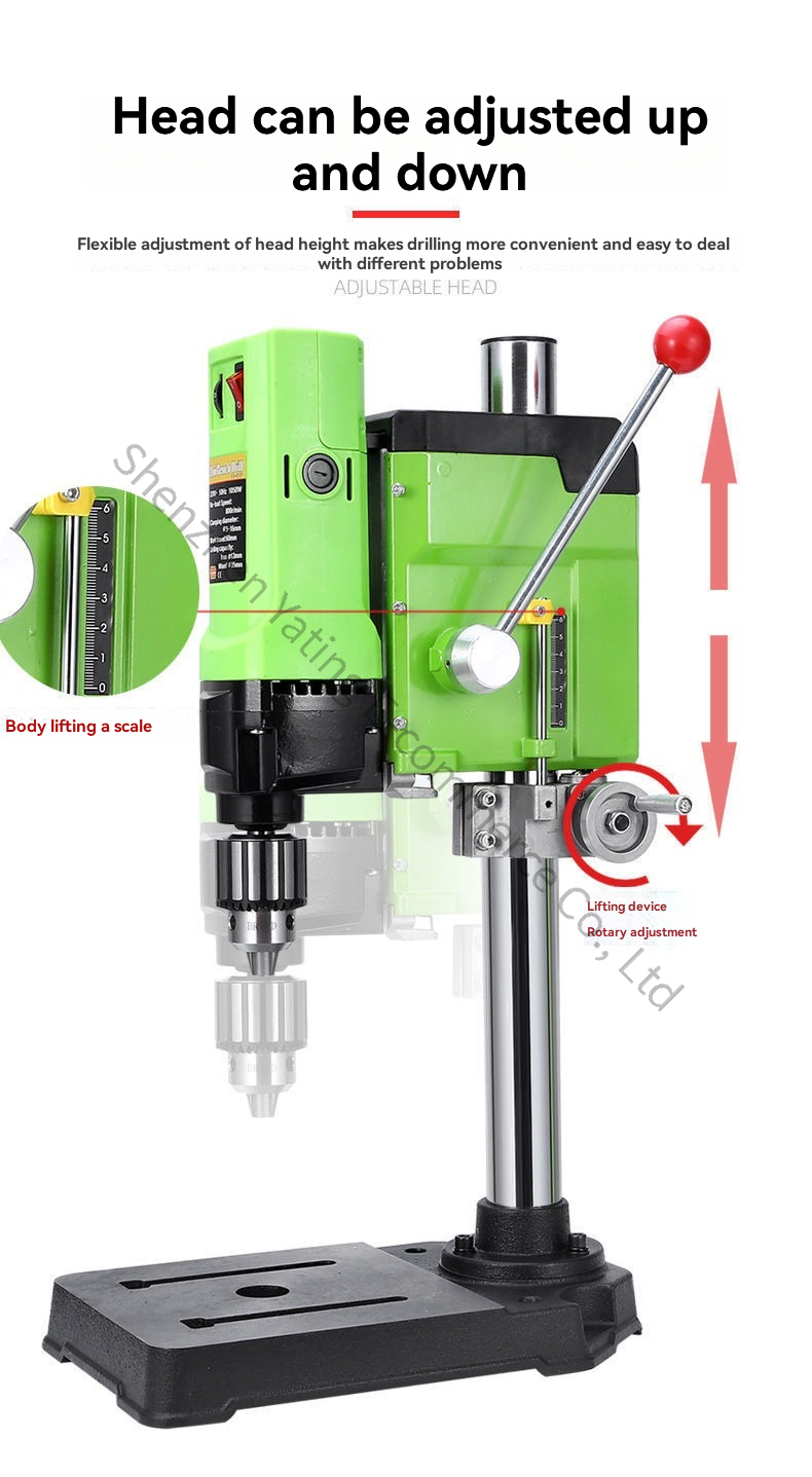220V 1050W アップグレードされたベンチドリル高精度 - Drill Press Bench のレビューと価格