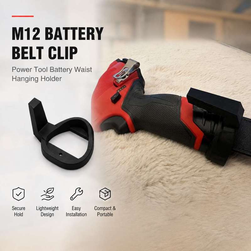 電動工具バッテリー用ウエストベルトクリップホルダー収納マウン - Workshop Tools Hanging のレビューと価格
