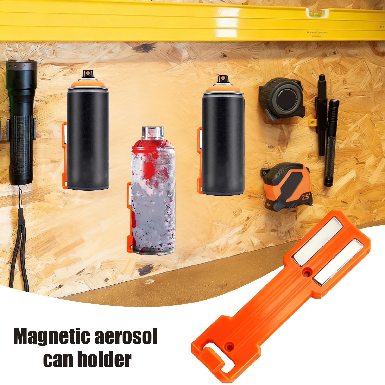 壁掛けスプレーペイントラック 磁気スプレー缶ホルダー ボトル - Workshop Tools On Wall のレビューと価格