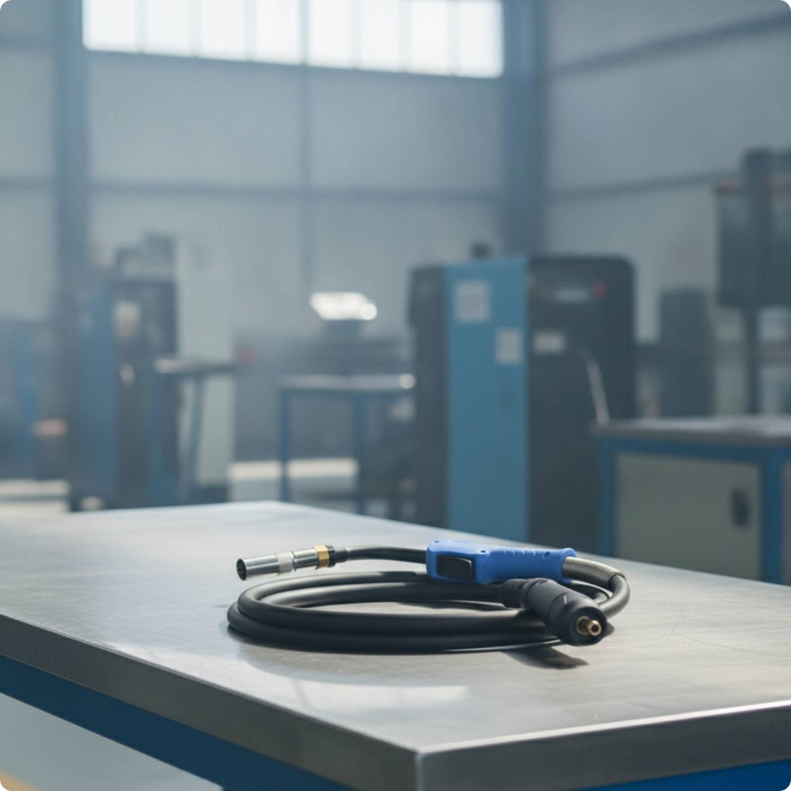 プレミアムMIG溶接トーチキット ブルーハンドル 高耐久ケー - Tools For Fabrication Workshop のレビューと価格