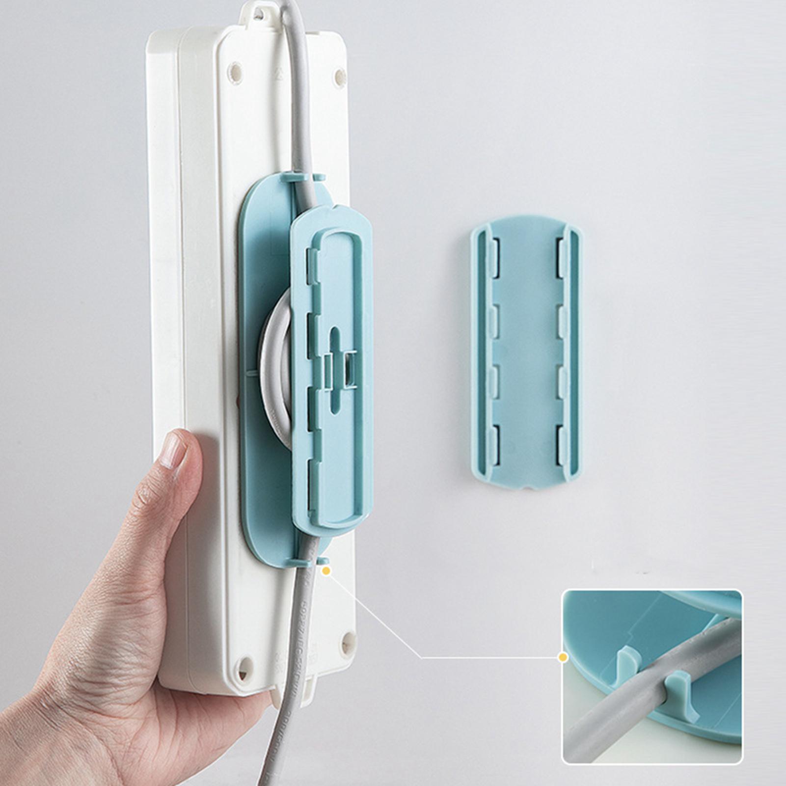 自己粘着電源タップデスクトップソケットホルダー固定具ケーブル - Workshop Tools On Wall のレビューと価格