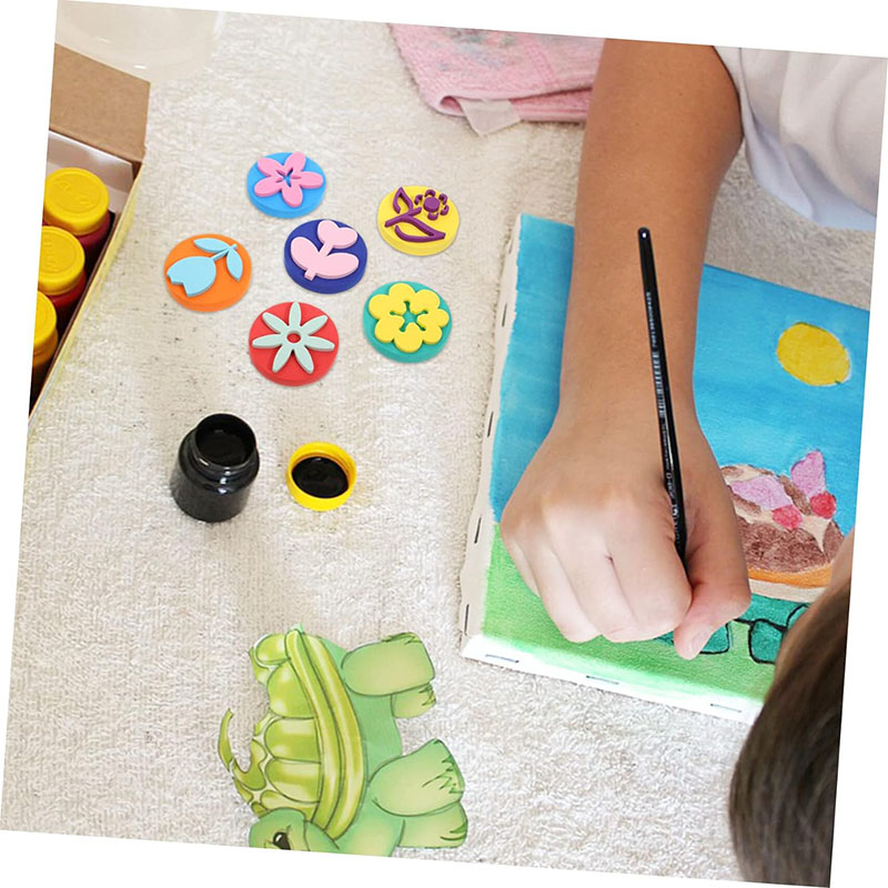 ペイント用フォームスタンプ、かわいい動物の笑顔の顔のペイント - Tools Workshop For Kids のレビューと価格