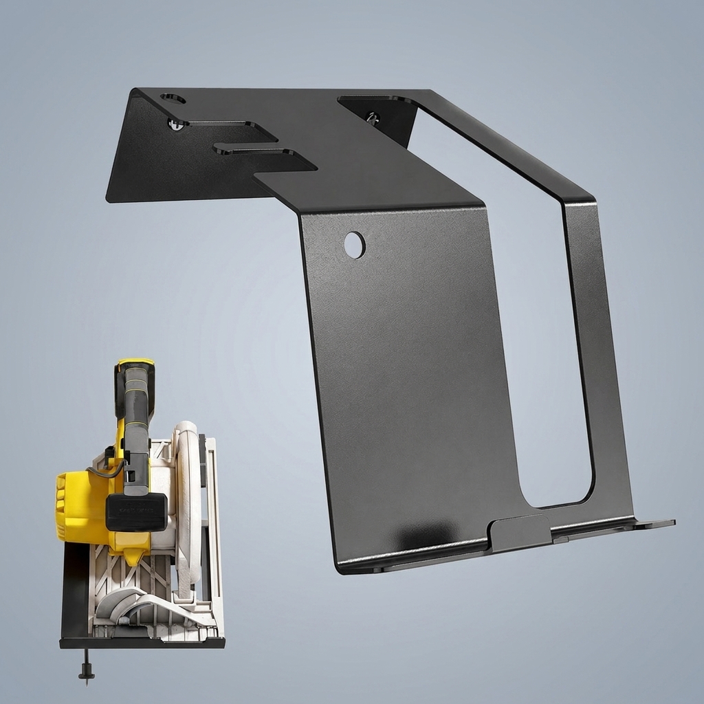 頑丈な丸鋸ホルダー、調整可能な工具収納ブラケット、ワークショ - Workshop Tools On Wall のレビューと価格