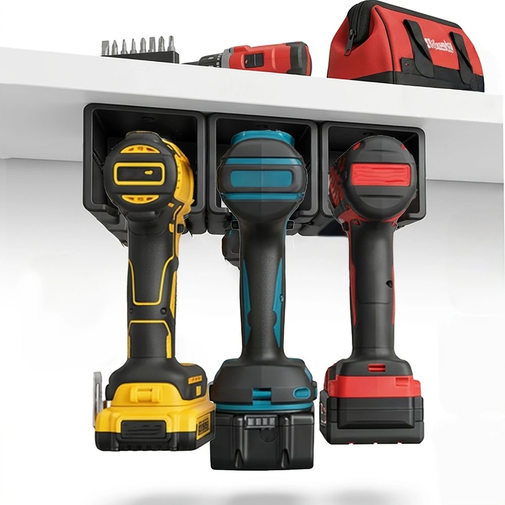 耐久性に優れた、頑丈な電動ドリルホルダー。ABS製でコンパク - Workshop Tools Hanging のレビューと価格