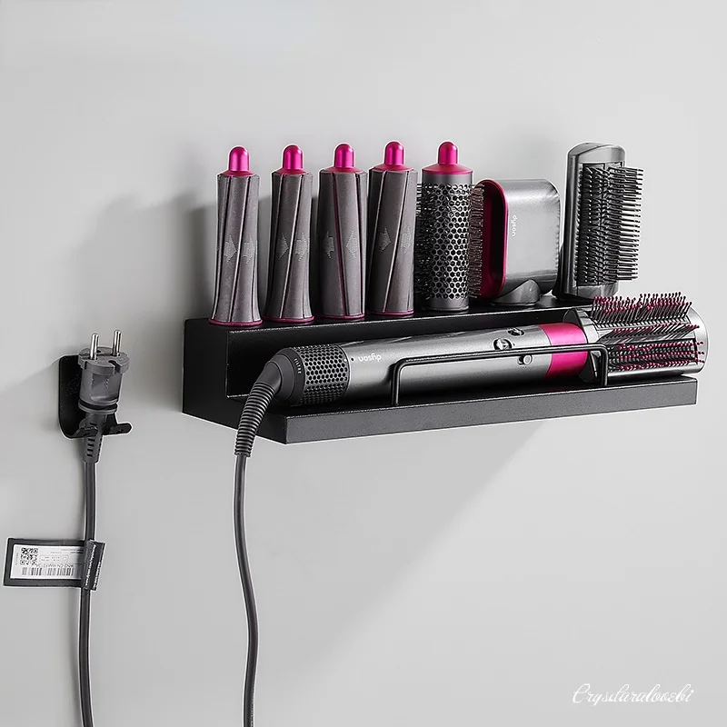 ダイソンエアラップ壁掛け式シェルフドライヤーとヘアカーラー収 - Workshop Tools On Wall のレビューと価格