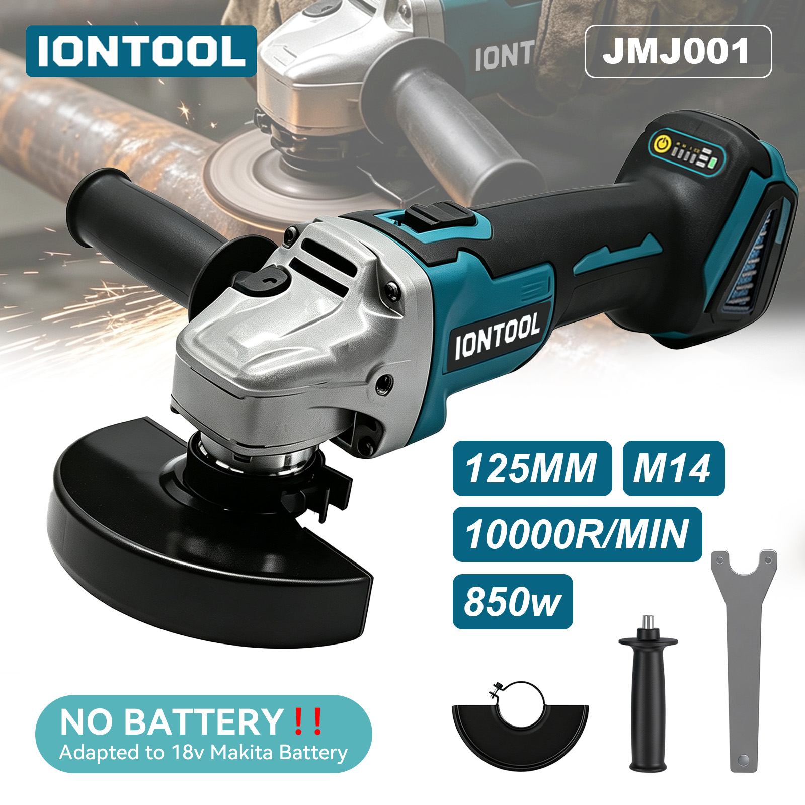 IONTOOLコードレスアングルグラインダー 850W 12 - Tools For Fabrication Workshop のレビューと価格